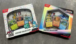Pokemon TCG - Poster Collection Box Lot Of 2 (SV 151 & Prismatic Evolution) - Image 1