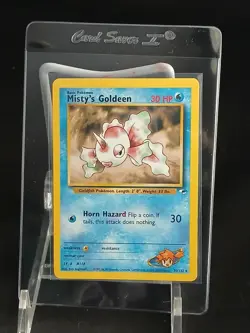 Misty's Goldeen - Pokemon Gym Heroes 30/132 - Non-Holo - Ungraded (NM) - Image 1