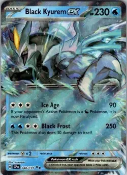 Black Kyurem ex Surging Sparks Stamped Promo 048/191 Double Rare 48 Pokemon - Image 1