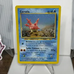 Corsola 37/75 Uncommon Neo Discovery Pokemon 2001 WOTC MP - Image 1