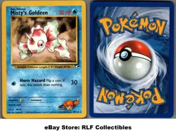 2000 Pokemon, Gym Heroes, #30/132 Misty's Goldeen, Rare - Image 1