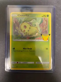 Pokemon TCG Chikorita 2/25 Celebrations McDonalds Promo Near Mint (NM) - Image 1