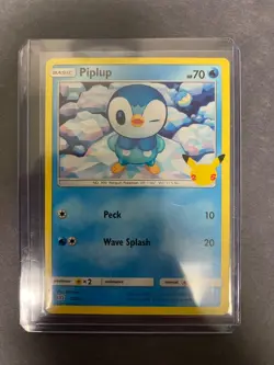 Pokemon TCG Piplup 20/25 Celebrations McDonalds Promo Near Mint (NM) - Image 1
