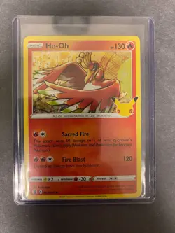Pokemon TCG Ho-oh 1/25 Celebrations Near Mint (NM) - Image 1