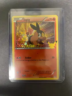 Pokemon TCG Tepig 13/25 Holo Foil Celebrations McDonalds Promo Near Mint (NM) - Image 1