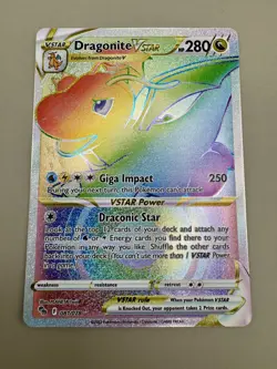 Dragonite VSTAR (Secret) 081/078 Pokemon GO Holo RAINBOW - Image 2