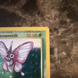 Pokemon TCG Venomoth Jungle 13/64 Unlimited Holo Rare 1999 70 HP Stage 1 - Image 4