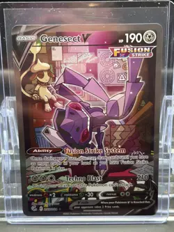 Pokemon Genesect V - 255/264 - Pokemon Fusion Strike Sword Shield Alternate Art - Image 1