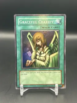 YuGiOh! Graceful Charity #SDP-040 HP Starter Deck: Pegasus First Edition - Image 1