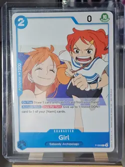 Girl (OP14 Release Event) P-096 One Piece Promotion Cards Regular - Image 1