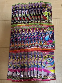 Total 30Pack Inferno X Pokemon Mega Booster Pack etc Lot Japanese SEALED Cards - Image 1