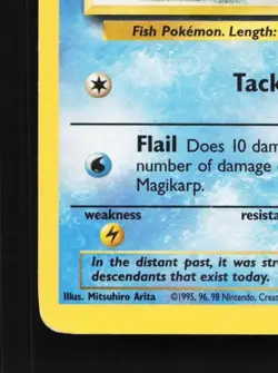 Magikarp 50/130 HP Base Set 2 English Pokemon Card TCG - Image 2
