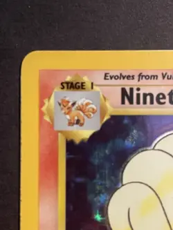 Pokemon TCG Ninetales Base Set 12/102 Rare Holo LP Vintage Card - Image 5