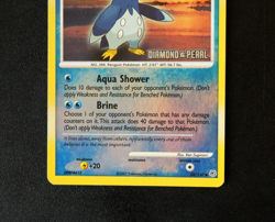 Pokemon Card - Prinplup Diamond & Pearl 58/130 Reverse Holo Stamped Promo - LP ⭐ - Image 3