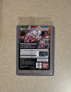 Bandai Namco One Piece CCG Monkey D. Luffy US Voyage Promo Holo Card ST01-001 - Image 2
