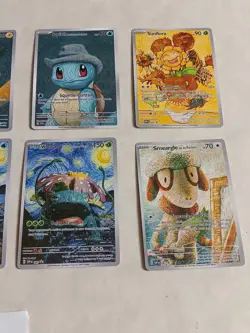 8 Pokemon x Van Gogh Black Star Promo ACG Art Card - read description - Image 3