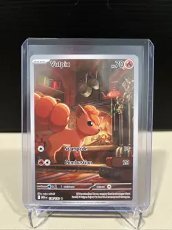 Vulpix 138/132 Illustration Rare Pokemon Card Mega Evolution NM - Image 1
