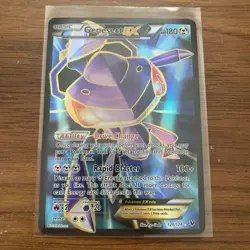 Pokemon Genesect EX 120/124 Full Art, Fates Collide Card FA - Image 1