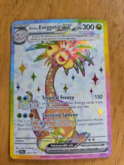 Alolan Exeggutor EX 225/191 Pokemon Card! - Image 1