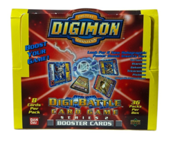 Digimon Series 2 Booster Box Vintage CCG Trading Cards - Open / 33 Sealed Packs - Image 1