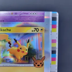 Pokemon TCG Error Miscut Card Pikachu 062/193 Trick Or Trade 2023 Holo - Image 5