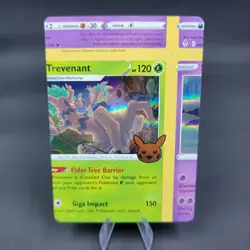 Pokemon TCG Error Miscut Card Trevenant 017/196 Trick Or Trade Holo - Image 1