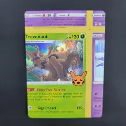 Pokemon TCG Error Miscut Card Trevenant 017/196 Trick Or Trade Holo - Image 3