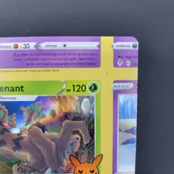 Pokemon TCG Error Miscut Card Trevenant 017/196 Trick Or Trade Holo - Image 5