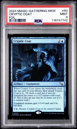 2024 MTG Murders at Karlov Manor #50 Cryptic Coat Foil PSA 9 - Image 1