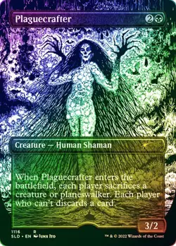 1X NM Plaguecrafter Etched Foil Secret Lair Special Guest: Junji Ito - Image 1