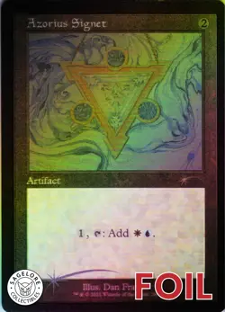 MTG Azorius Signet (Etch) (286) | NM Foil | Secret Lair Allied Signets {SLD} - Image 1