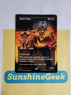 Grave Titan (2188) Secret Lair Iron Maiden Regular - Image 1