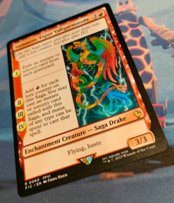 Summon: Esper Valigarmanda - Final Fantasy Commander - Rare - NM (see pics) MTG - Image 3