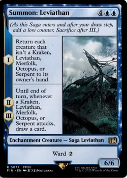 Summon: Leviathan R FINAL FANTASY 77 Magic The Gathering - Image 1