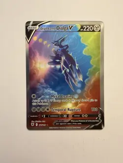 Pokemon TCG Origin Forme Dialga V Full Art Ultra Rare Holo 177/189 220HP - Image 1