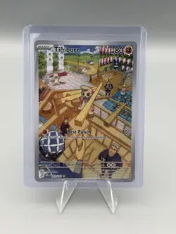 Timburr 183/167 Pokemon TCG SV06: Twilight Masquerade Illustration Rare NM - Image 1