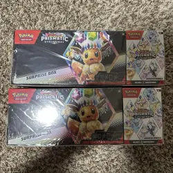 ✅Pokemon Prismatic Evolutions Sam’s Club Exclusive Surprise Box + Booster Bundle - Image 1