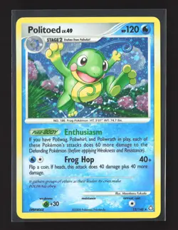 Pokemon Legends Awakened #12/146 SWIRL Holo Rare Politoed - Image 1