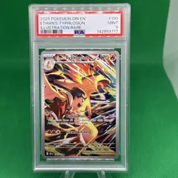 Pokemon Ethan's Typhlosion Destined Rivals Illustration Rare #190 PSA 9 Mint - Image 1