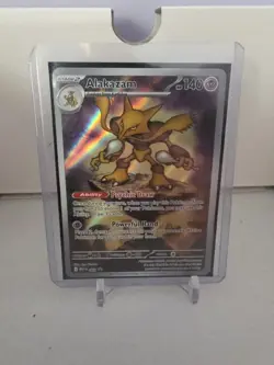 Pokemon TCG Alakazam Mega Evolution Black Star Promo MEP 009 NM - Image 2
