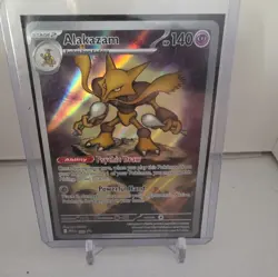 Pokemon TCG Alakazam Mega Evolution Black Star Promo MEP 009 NM - Image 3