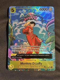 Monkey.D.Luffy (TR) OP07-109 Two Legends Foil Treasure Rare TR NM - Image 1