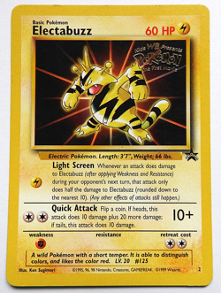 POKEMON ELECTABUZZ FIRST MOVIE PROMO CARD 1 1999 WIZARDS LP - Image 1