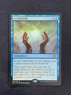 As Foretold FOIL - Double Masters (Magic/MTG) - Image 1
