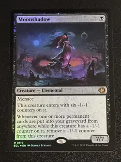MTG Lorwyn Eclipsed Moonshadow Foil 0110 NM Mythic - Image 1