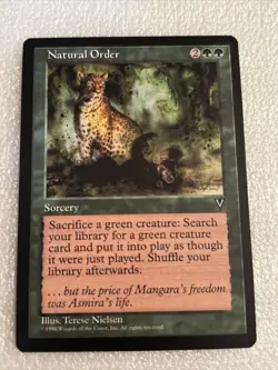 MTG NATURAL ORDER - VISIONS Magic Card - Image 1