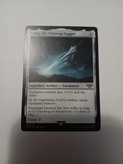 Magic the Gathering Sting, the Glinting Dagger MTG 2023 Trading card R 0250 - Image 1