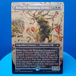 Beza, the Bounding Spring (Borderless) Bloomburrow Regular - Image 1