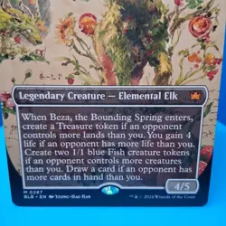 Beza, the Bounding Spring (Borderless) Bloomburrow Regular - Image 2