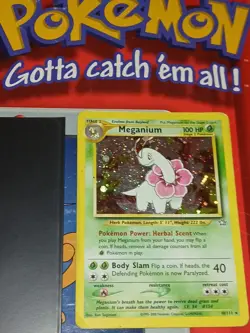Pokemon TCG Meganium Neo Genesis 10/111 Holo Unlimited Rare - Image 3
